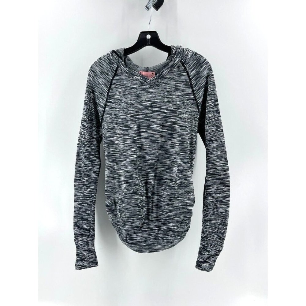 Emma's Expressions Maternity Women's Gray Hooded Sweatshirt Hoodie Size Medium